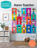 Happy Together SKW445 Quilt pattern sewing pattern  70 x 73