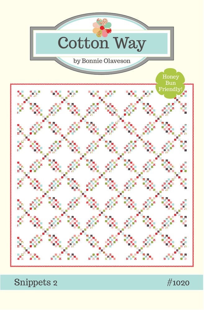 Snippets 2 Paper Pattern by Bonnie Olaveson of Cotton Way  CW1018