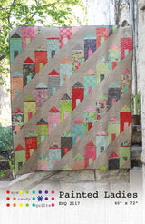 Painted Ladies ECQ2117 Sewing Quilt Pattern by Eye Candy Quilts - Printed Pattern