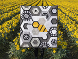 Biggy The Bee Baby Quilt  TQL10021 - PAPER PATTERN-only By Krista Moser 42&quot; x 48&quot;