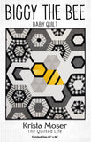Biggy The Bee Baby Quilt  TQL10021 - PAPER PATTERN-only By Krista Moser 42&quot; x 48&quot;