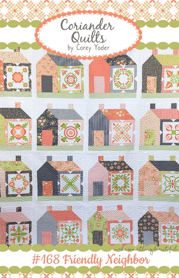 Friendly Neighbor Quilt Pattern by Coriander Quilts CQ168