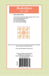 Marketplace Quilt Pattern by Coriander Quilts CQ169