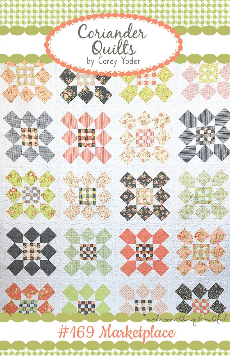 Marketplace Quilt Pattern by Coriander Quilts CQ169