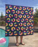 Pool Party Pattern by Cut Loose Press CLPKMS006 51in x 52in