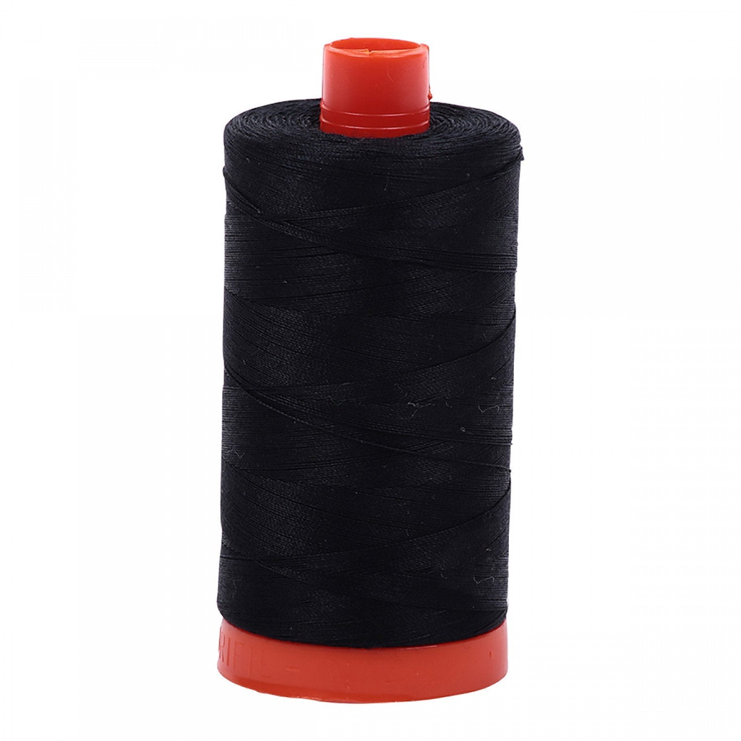 Aurifil Black 2692 USA In Mako 50wt 1422yds, 100% Long Staple Mercerized Egyptian Cotton.
