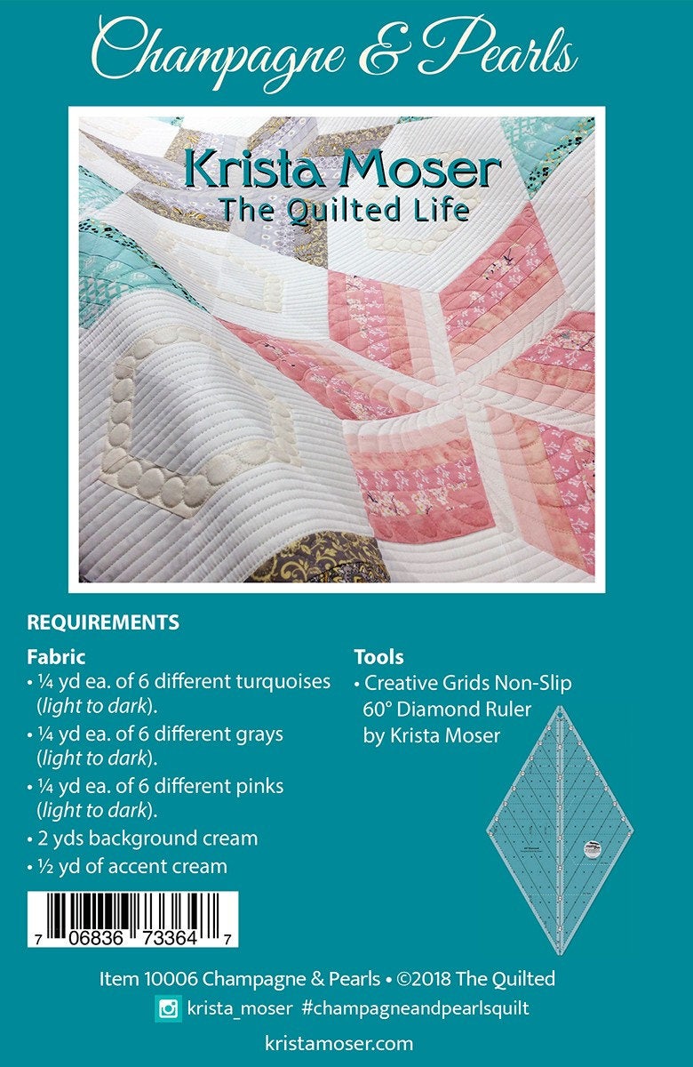 Champagne and Pearls TQL10006- PAPER PATTERN-only By Krista Moser