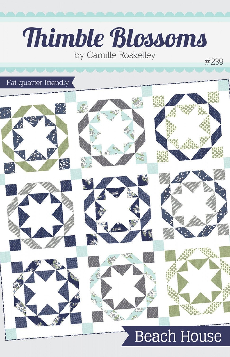 Beach House Thimble Blossoms Quilt Pattern TBL239