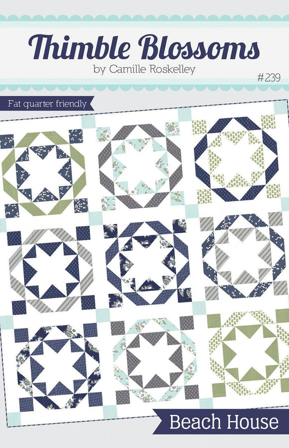 Beach House Thimble Blossoms Quilt Pattern TBL239