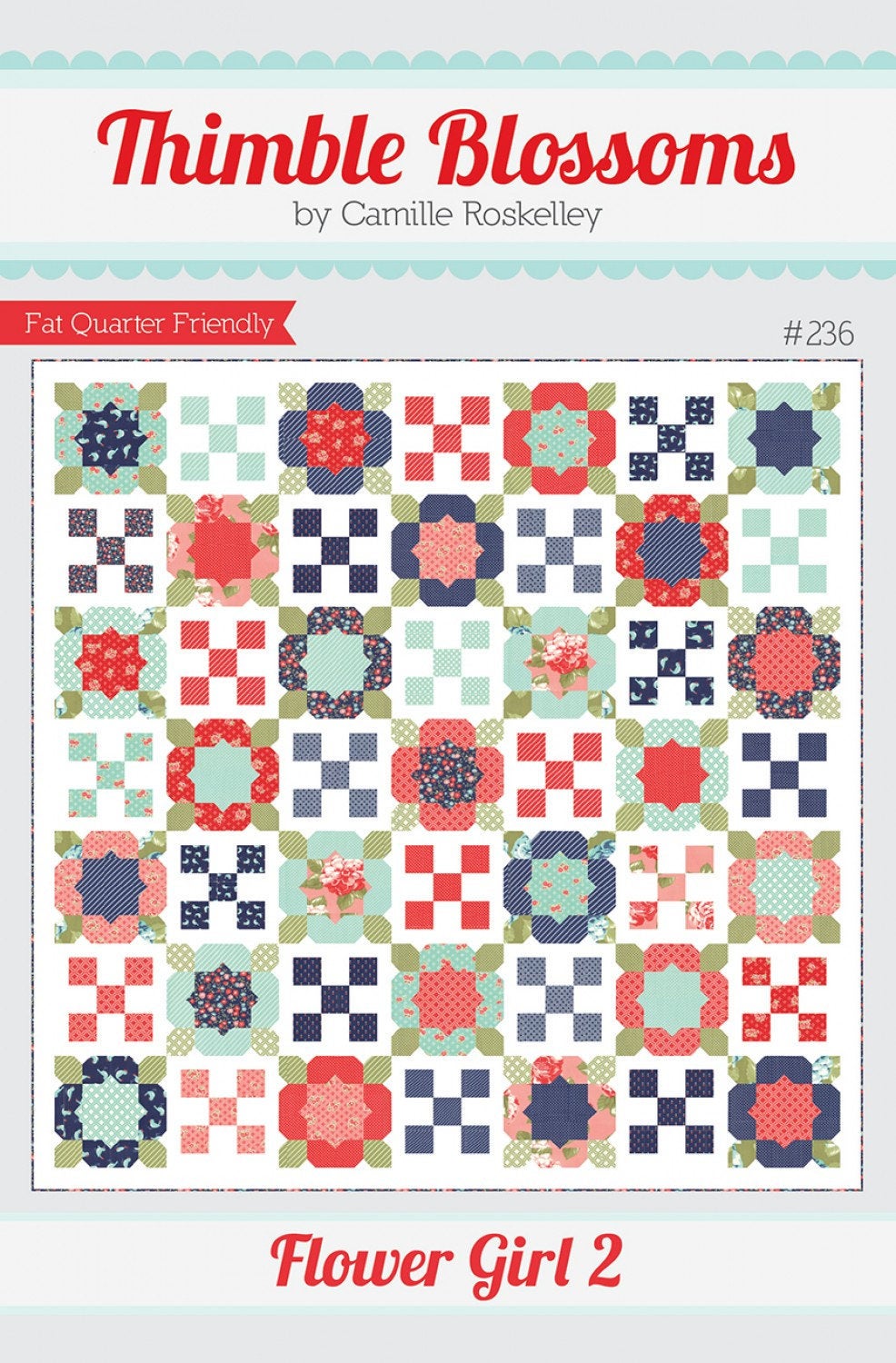 Flower Girl 2 Thimble Blossoms Quilt Pattern TBL236