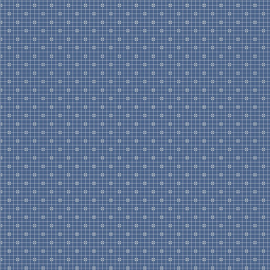 Prim Plaid Denim Yardage C9701-DENIM