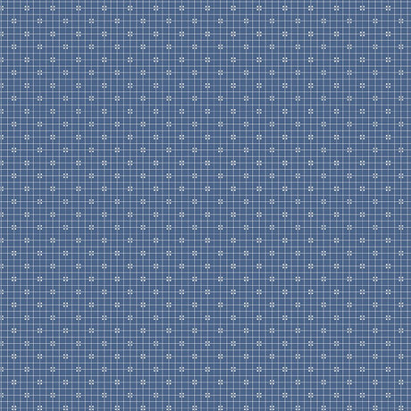 Prim Plaid Denim Yardage C9701-DENIM