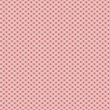 Prim Stripe Coral Yardage C9705-CORAL