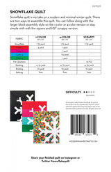 Snowflake Pattern by Nicole Daksiewicz MHC009  Paper Quilt Pattern