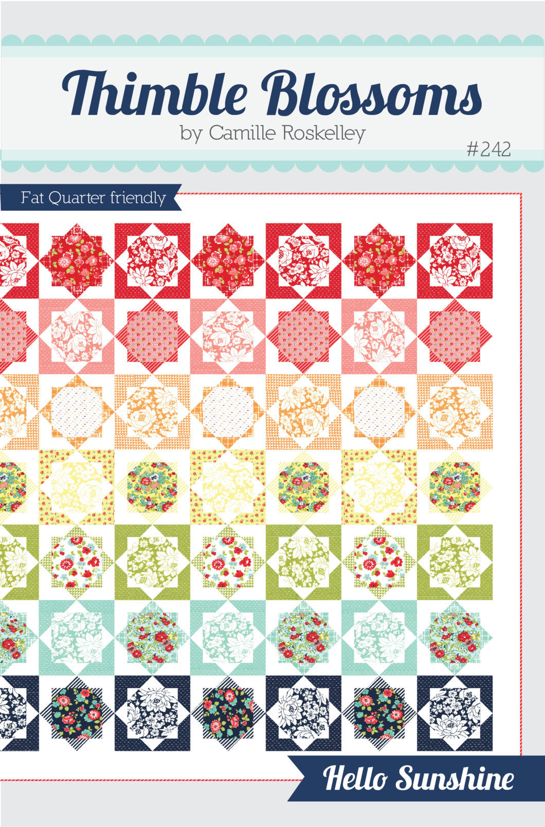 Hello Sunshine Thimble Blossoms sewing pattern TBL242