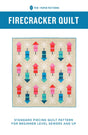 Firecracker Quilt Quilt Pattern PAP22 from Pen & Paper Patterns By Lindsey 57 x 62