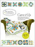 QCR - Curve It Up SKW408 Quilt pattern sewing 68 x 86