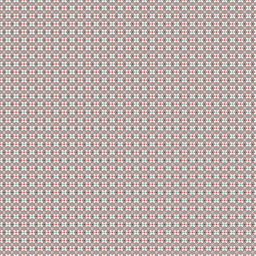 Prim Calico Pewter Yardage C9692-PEWTER