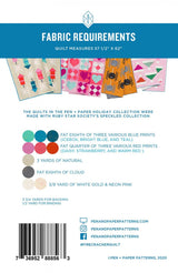 Firecracker Quilt Quilt Pattern PAP22 from Pen & Paper Patterns By Lindsey 57 x 62