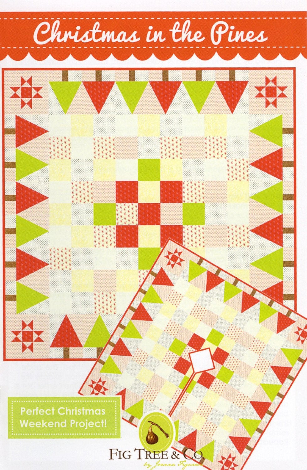 Christmas In the Pines sewing pattern only FTQ1240