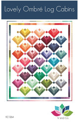 Lovely Ombre Cabins VC 1264 By V and Co. Paper Patter ONLY