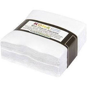 Kona Cotton Mini Charm Square White Colorstory MCH-105-84 Robert Kaufman 84 - 2.5 inch squares
