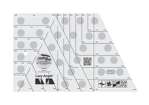 Creative Grids Lazy Angle Quilt Ruler CGR3754 ***ships for free***