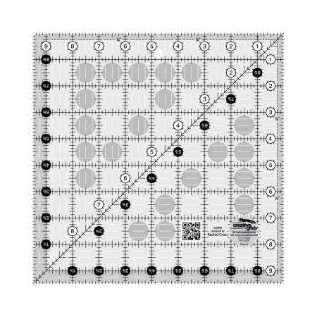 Creative Grids Quilt Ruler 9-1/2in Square CGR9 ***ships for free***
