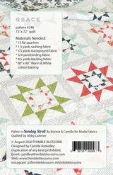 Grace sewing pattern TBL248 Bonnie & Camille