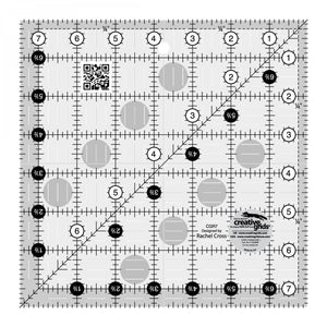 Creative Grids Quilt Ruler 7-1/2in Square CGR7 ***ships for free***