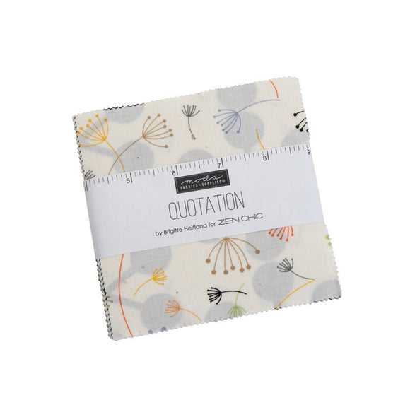 Quotation Charm Pack  1730PP by Zen Chic for Moda Fabrics bin 10