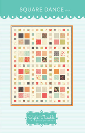 Square Dance Printed pattern by Gigi's Thimble 0709