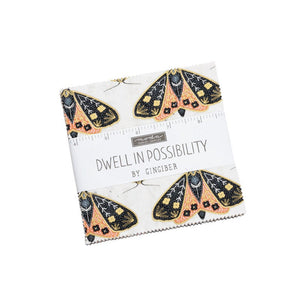 Dwell in Possibility Charm Pack 5&quot; 48310pp By Gingiber for Moda Fabrics