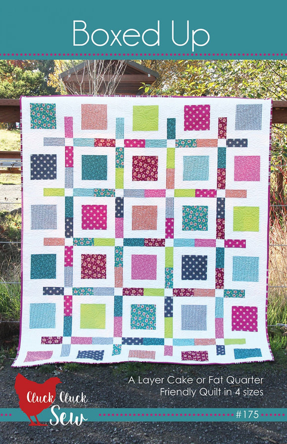 Boxed Up Quilt Pattern, Paper Pattern only CCS175 by Allison Harris for Cluck Cluck Sew