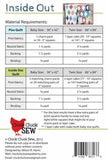 Inside Out Quilt Pattern, Paper Pattern only CCS130 by Allison Harris for Cluck Cluck Sew