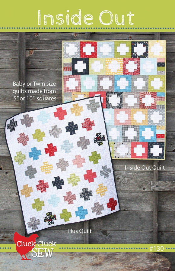 Inside Out Quilt Pattern, Paper Pattern only CCS130 by Allison Harris for Cluck Cluck Sew
