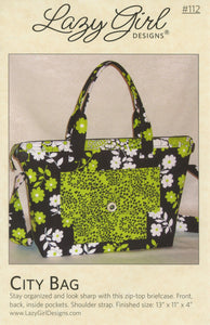 The City Bag Pattern Only From Lazy Girl Designs - Joan Hawley By Hawley, Joan LGD112