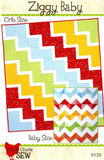 Ziggy Baby Quilt Pattern, Paper Pattern only CCS120 by Allison Harris for Cluck Cluck Sew