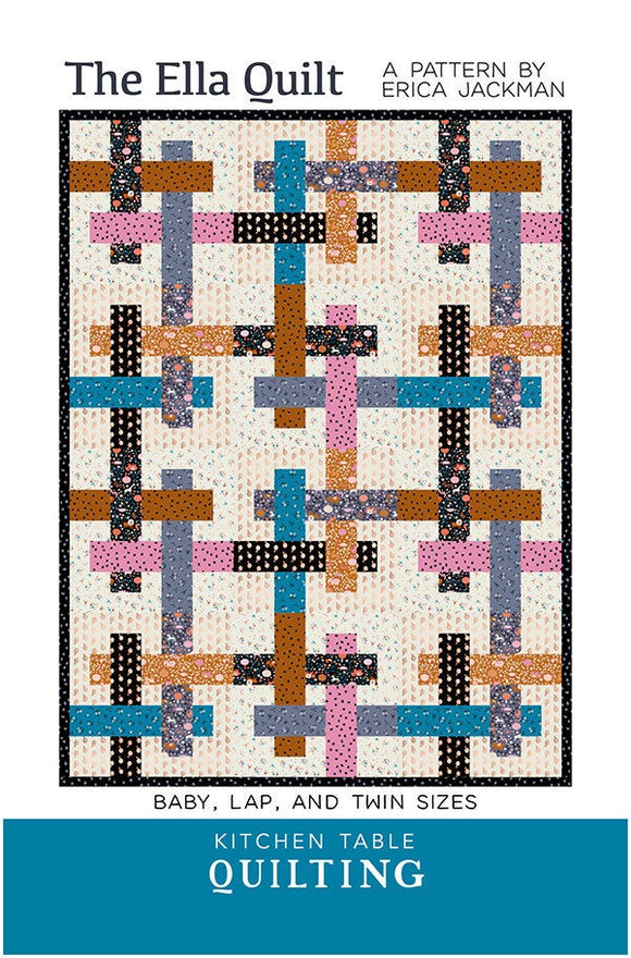 The Ella Quilt Printed Paper Pattern KTQ 132  by, Kitchen Table Quilting