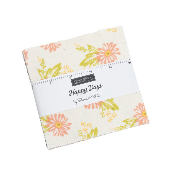 Happy Days Charm Pack  37600PP by Sherri and Chelsi for Moda Fabric bin 17-8