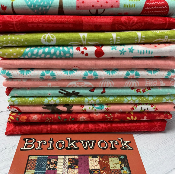 Little Red quilt kit 11 fat quarters and binding  and pattern