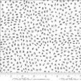 Dwell in Possibility Flutters Night Ivory Yardage 48318-19  by Gingiber for Moda Fabric