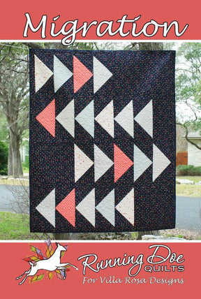 Migration Quilt Pattern by Running Doe for Villa Rosa Designs 60" x 74"