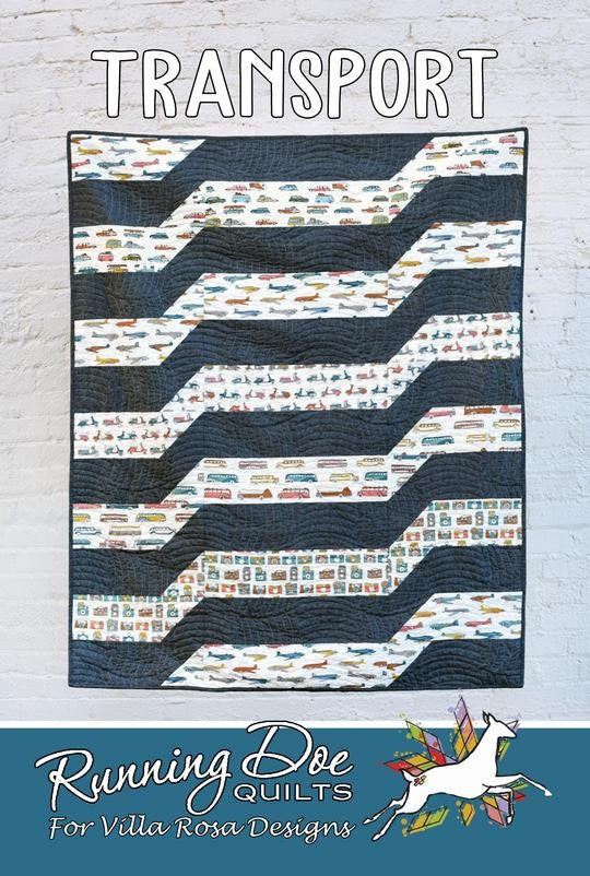 Transport Quilt Pattern by Running Doe for Villa Rosa Designs 49&quot; x 60&quot;