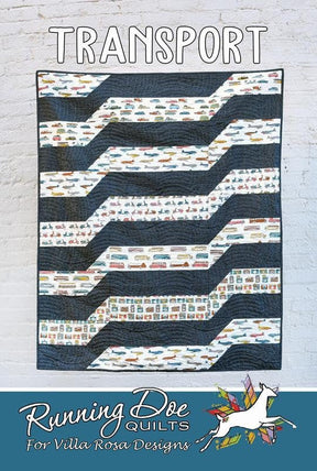 Transport Quilt Pattern by Running Doe for Villa Rosa Designs 49" x 60"