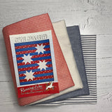 Star Spangled Quilt KIT all fabrics for top of  40 x 60