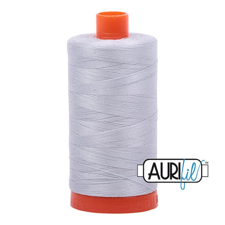 Aurifil Dove 2600 Mako Thread Dove 50wt 1300m MK50 2600 100% Long Staple Mercerized Egyptian Cotton