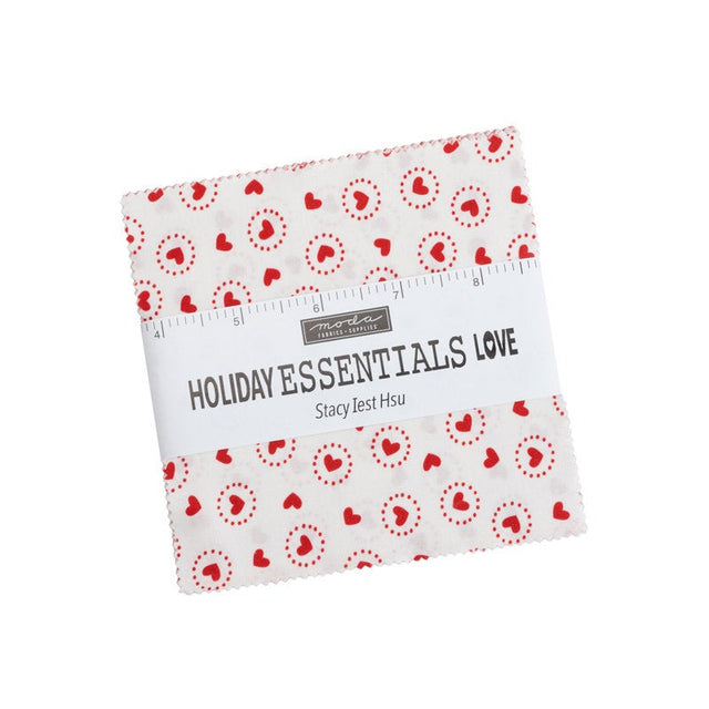 Holiday Essentials Love Charm Pack 5&quot;  20750PP by Stacy Iest Hsu for Moda Fabrics