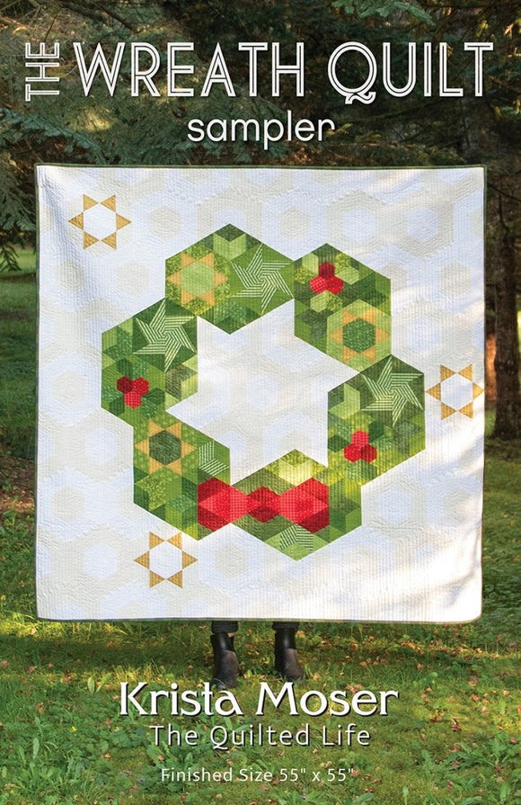 The Wreath Quilt TQL10023- PAPER PATTERN-only By Krista Moser
