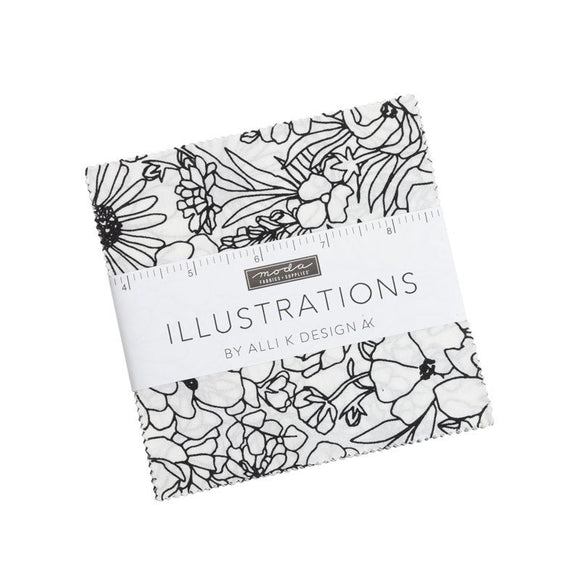 Illustrations Charm Pack 5"  11500pp by Alli K Design for Moda Fabrics